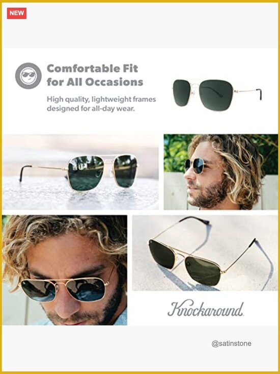 Polarized Aviator Sunglasses with Stainless Steel Frame main image 4